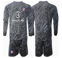 Atletico Madrid Bramkarskie Koszulka Podstawowa dzieci 2024-25 Długi Rękaw (+ krótkie spodenki)